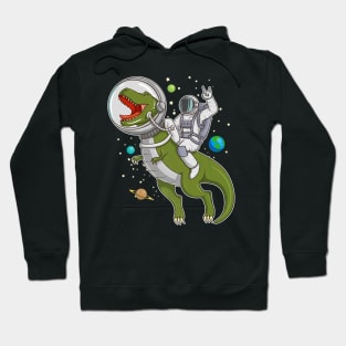 Astronaut Dinosaur Space Hoodie